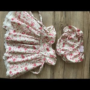 Baby Cottons Flora Dress With matching underwear